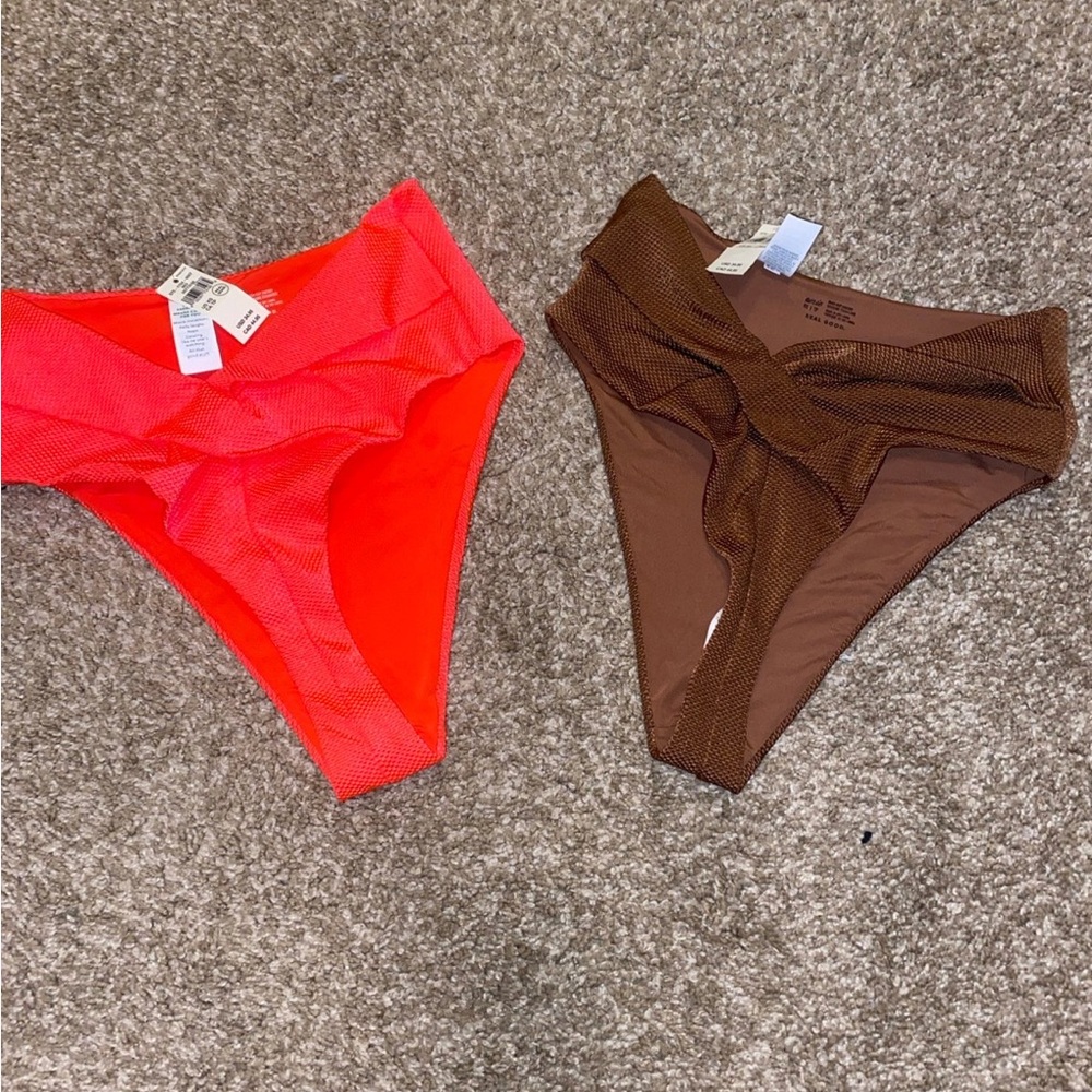 Aerie High Cut Cheeky XS Swim Bottoms